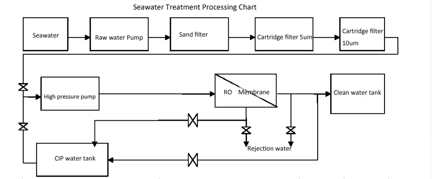 Seawater Treatment Process