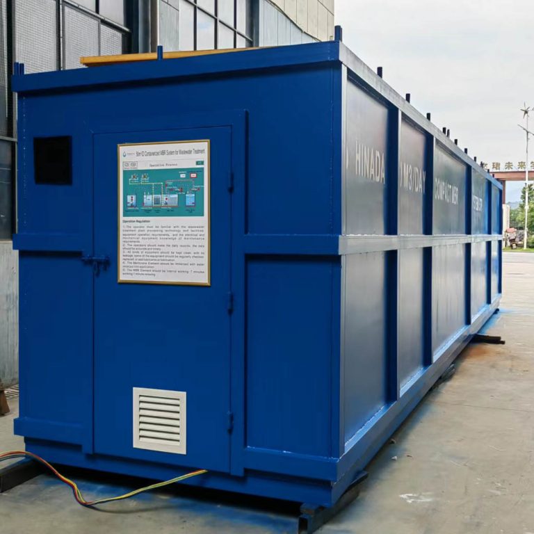 Containerized MBR System for wastewater treatment Containerized MBR System for wastewater treatment