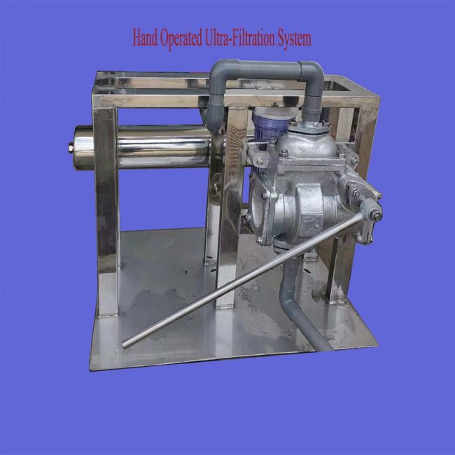 Hand Operated Ultra- Ultrafiltration Equipment
