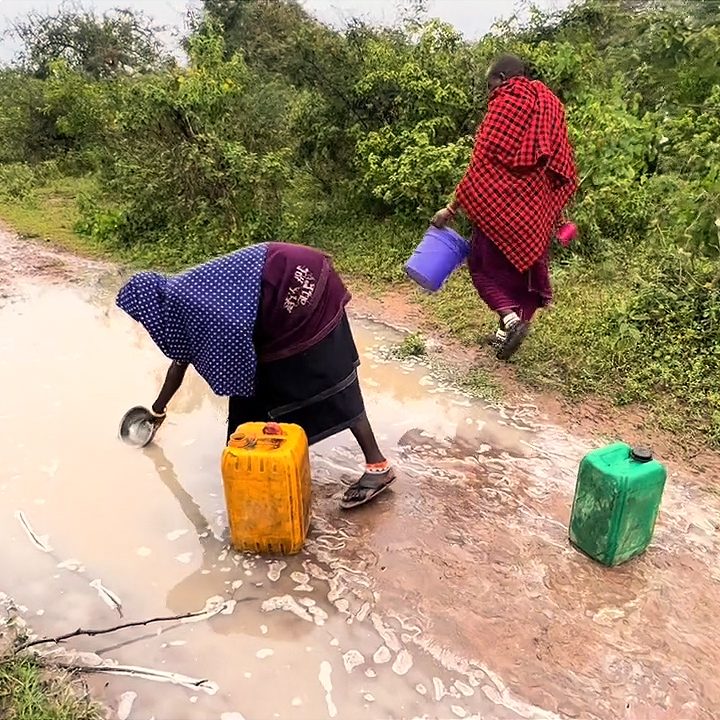 Muddy water filtration for drinking application