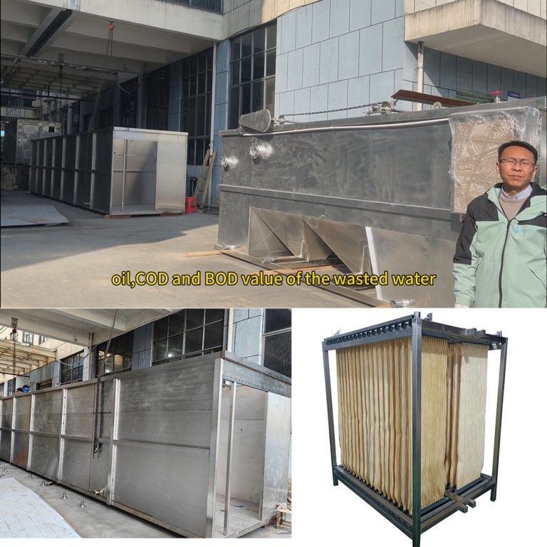 Food Factory Wastewater Treatment Equipment Air DAF System and Packaged MBR System