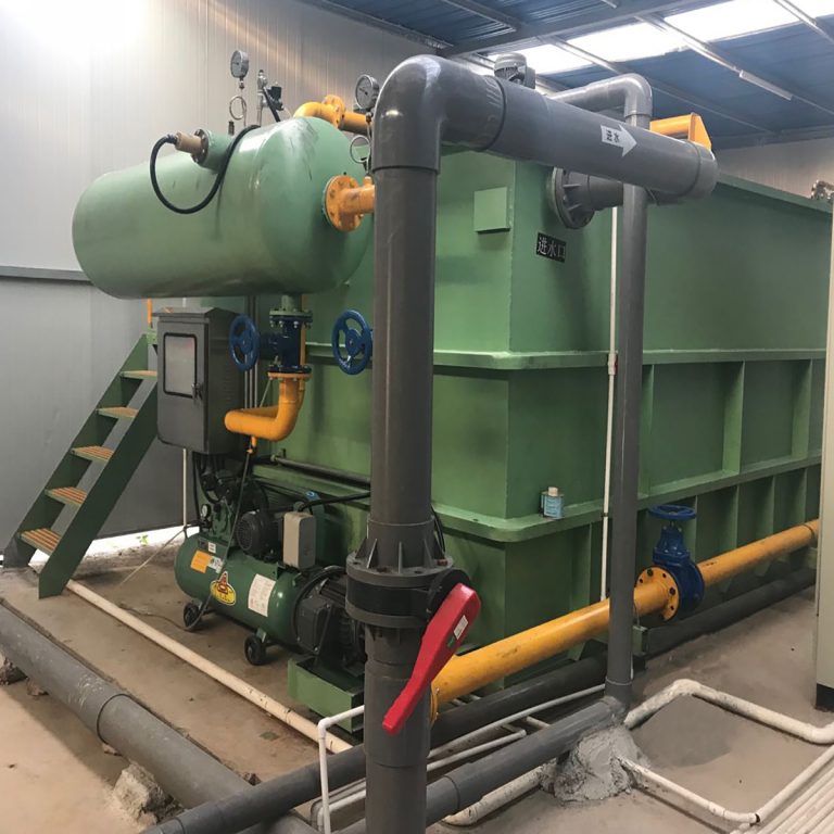 DAF System for industrial wastewater treatment oil grease remover