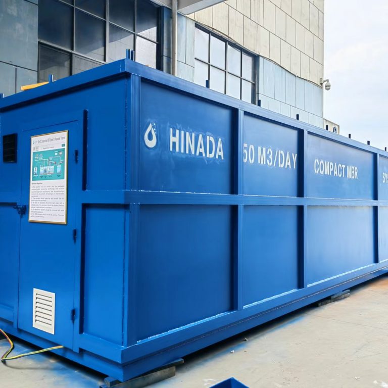 Ghana Client inspection Hotel Wastewater Treatment Equipments in Hinada Factory