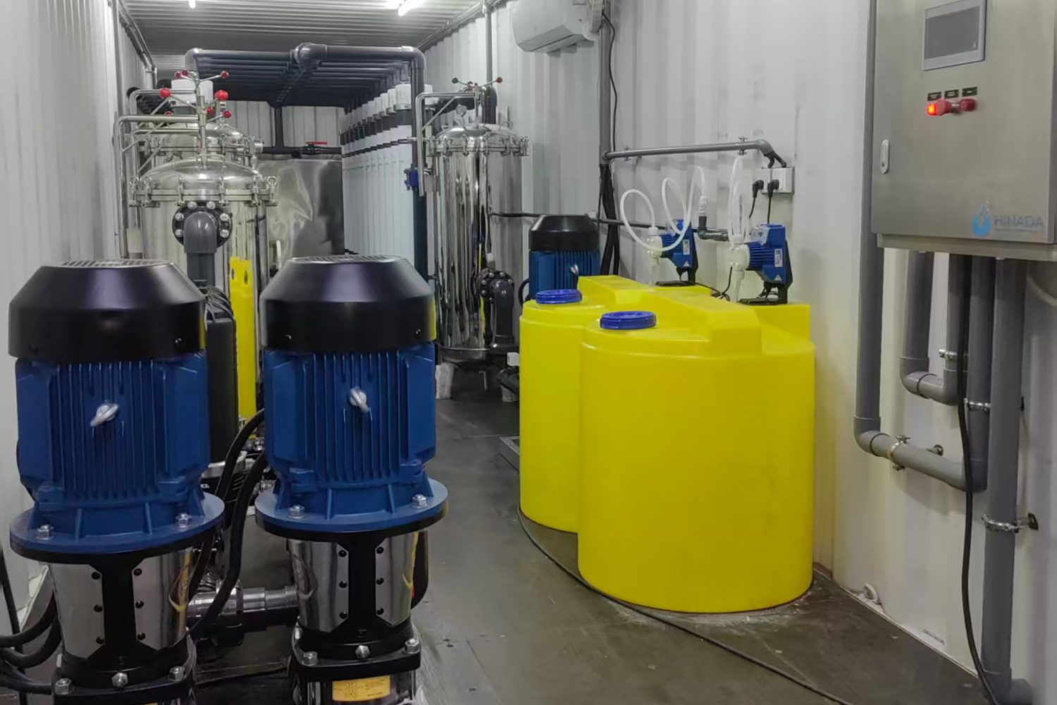 1000m3 per day Containerized Ultrafiltration System for Drinking Water Application