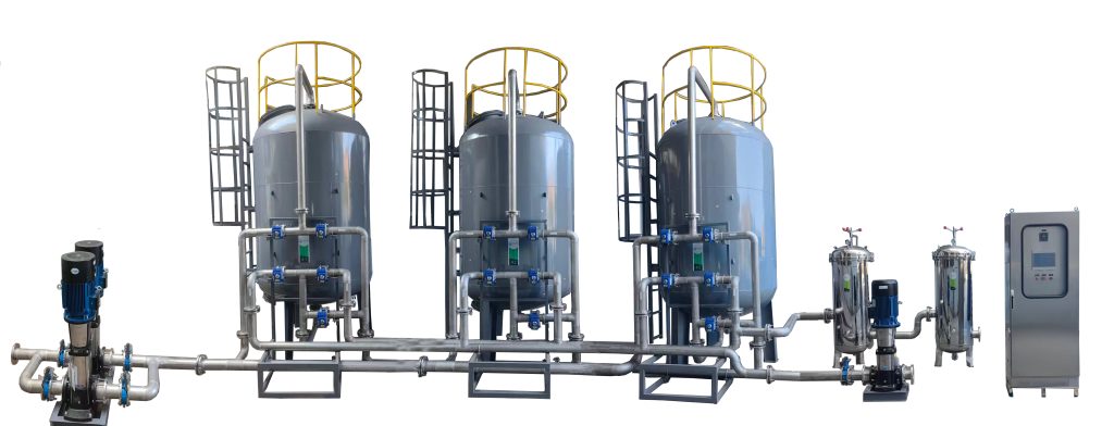 Multi Media Filteration System 80m Per Hour for River Water Filtration