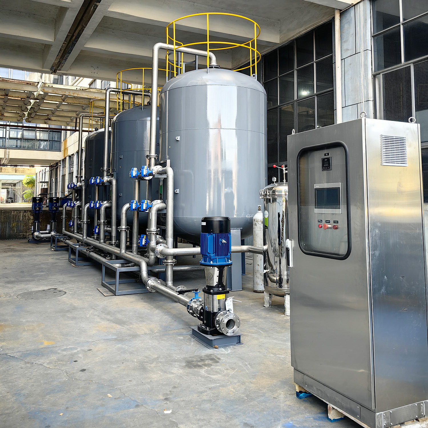 Multi Media Filteration System 80m Per Hour for River Water Filtration